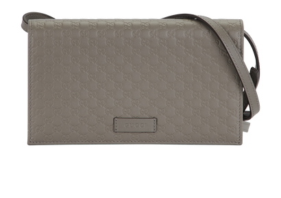 Microguccissima Crossbody Wallet, front view